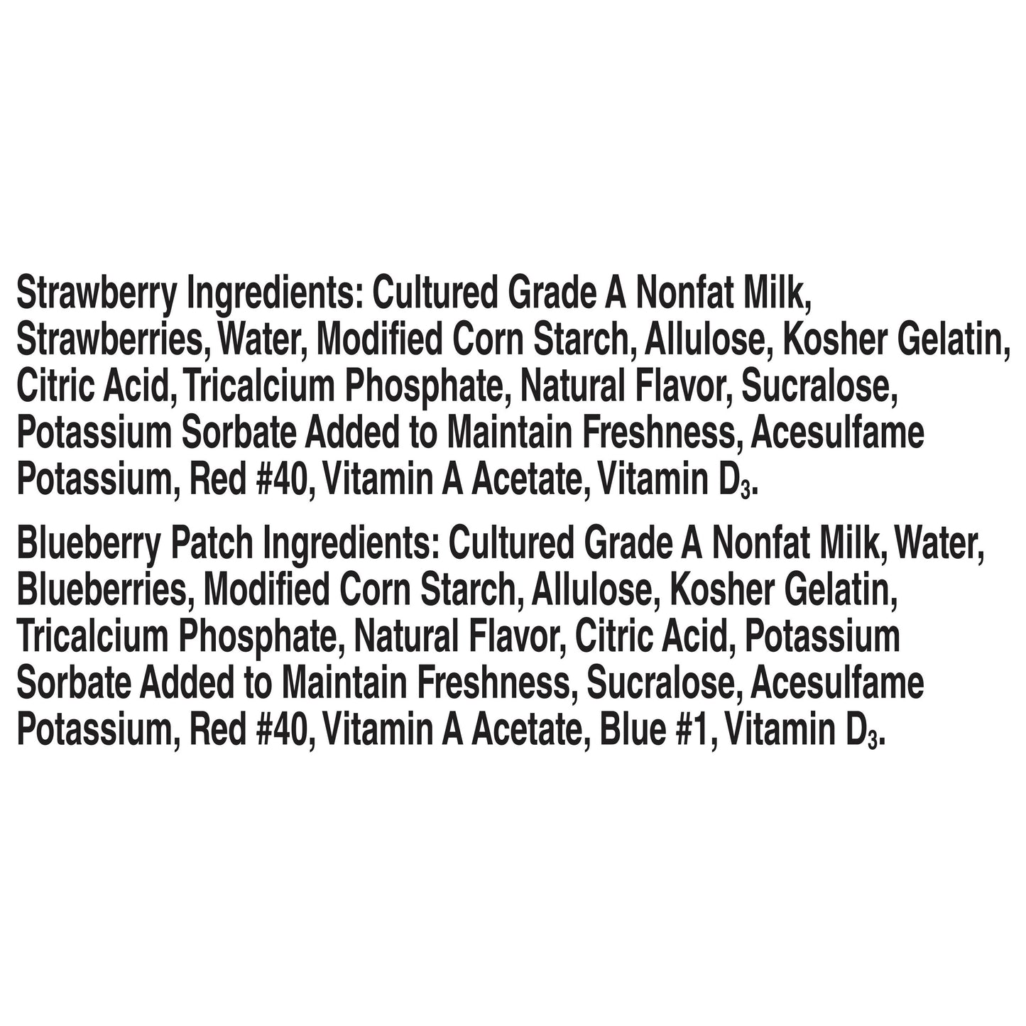 Yoplait Light Fat Free Strawberry/Blueberry Patch Yogurt 8 ea