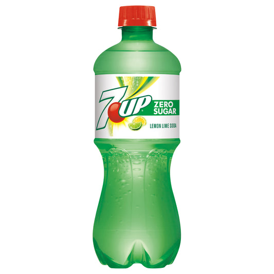 7-UP Zero Sugar Lemon Lime Soda 20 oz