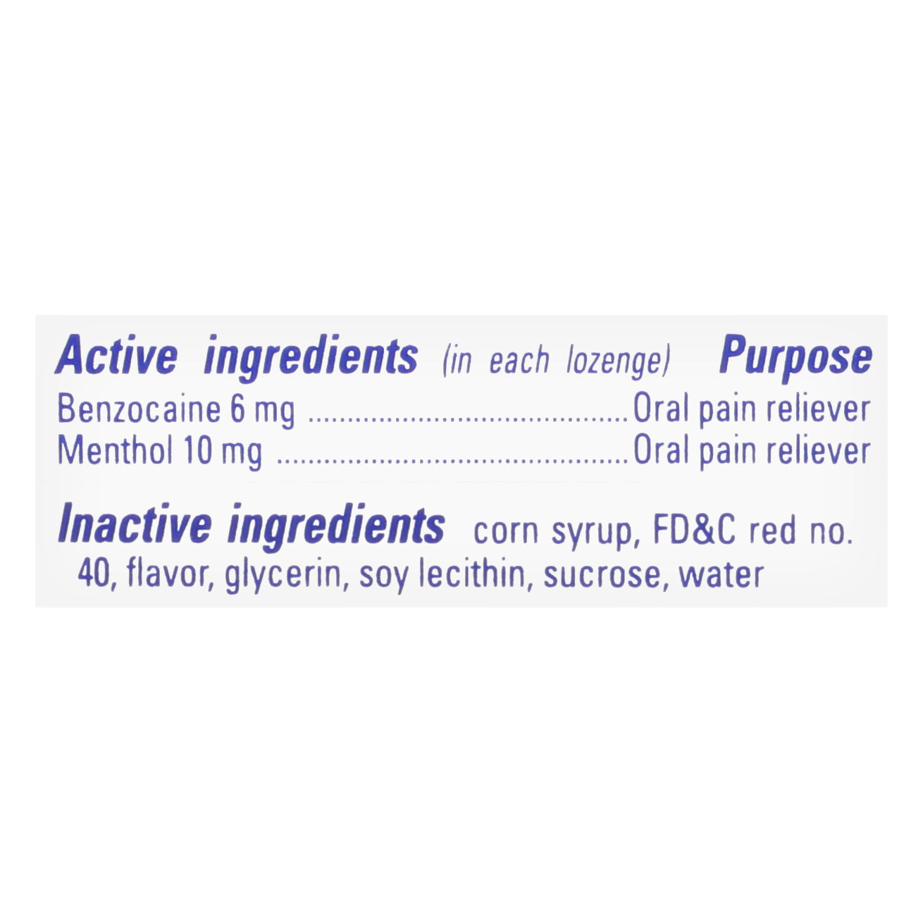 Chloraseptic Cherry Sore Throat Lozenges 18 ea Box