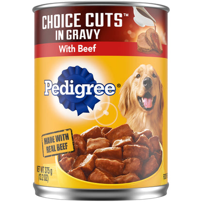 Pedigree® Choice Cuts™ in Gravy with Beef Dog Food 13.2 oz. Can
