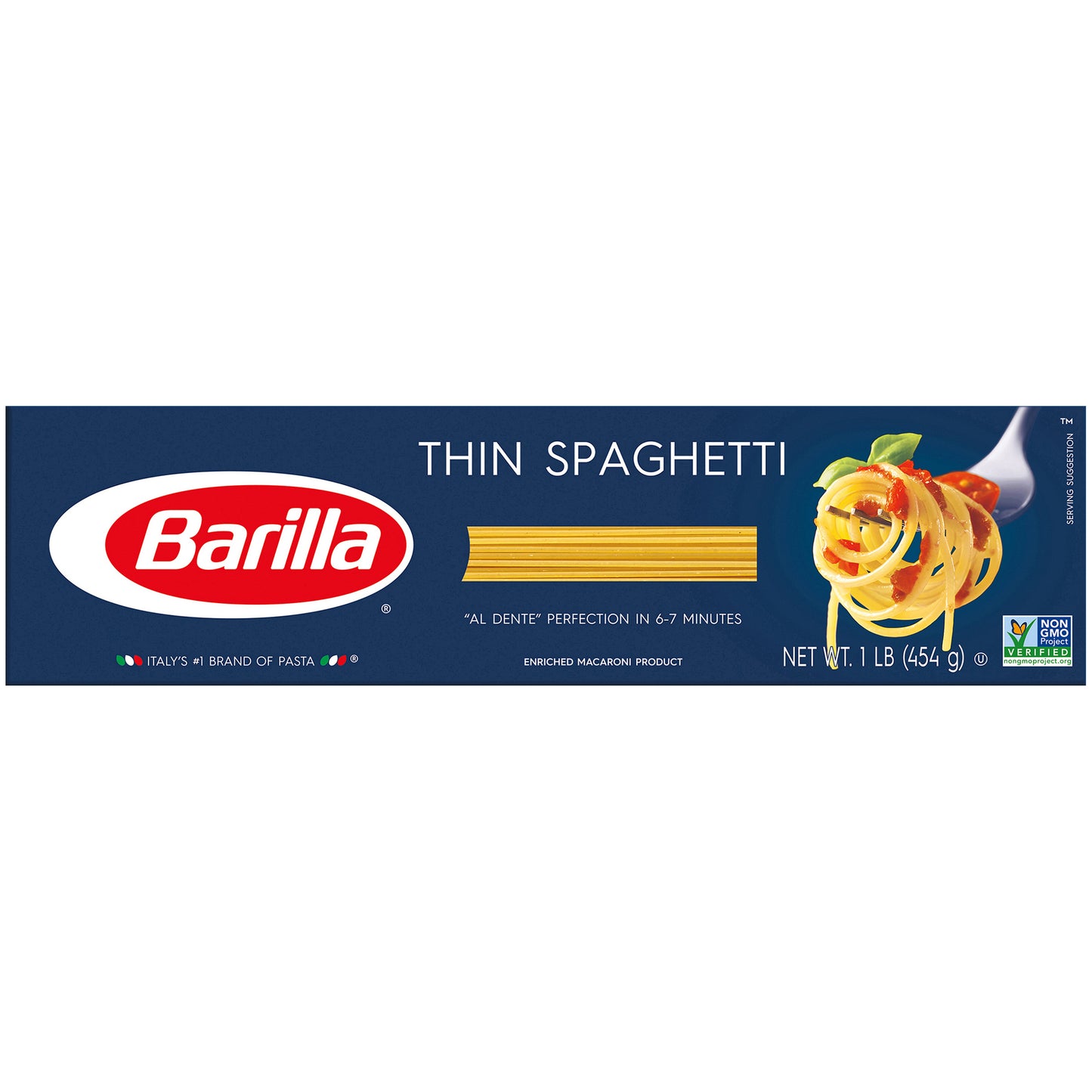 Barilla® Classic Blue Box Thin Spaghetti Pasta 16 oz. Box