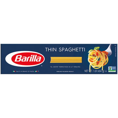 Barilla® Classic Blue Box Thin Spaghetti Pasta 16 oz. Box