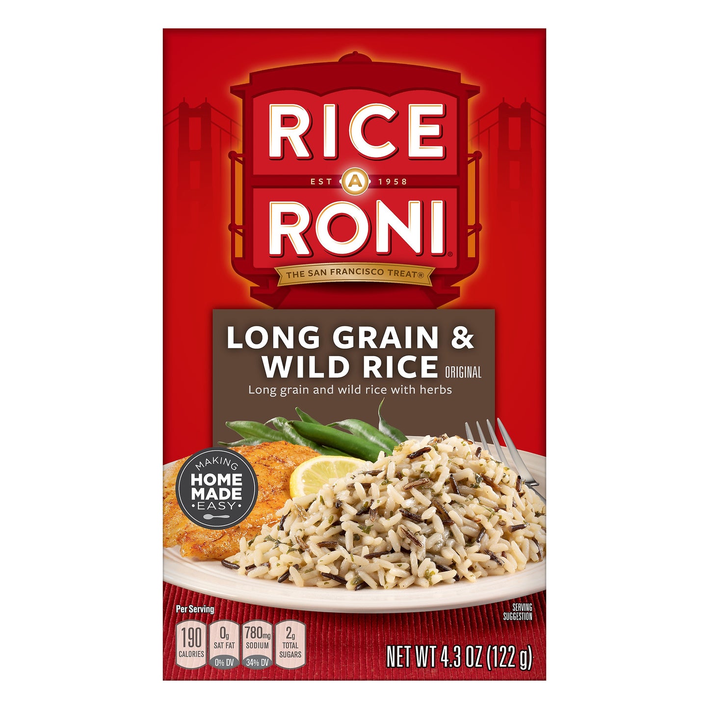 Rice A Roni Original Long Grain & Wild Rice 4.3 oz