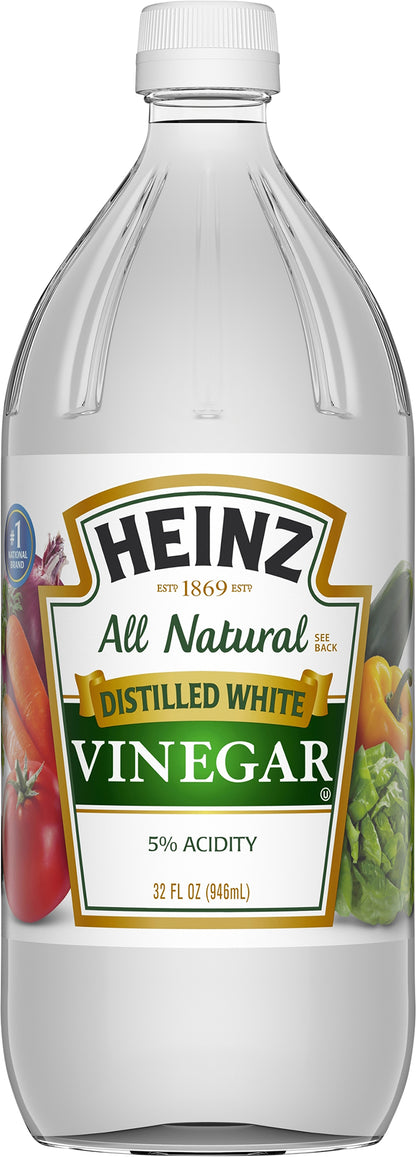 Heinz All Natural Distilled White Vinegar with 5% Acidity, 32 fl oz Bottle