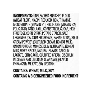 Ritz Sour Cream & Onion Toasted Chips 8.1 oz