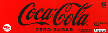Coca-Cola Fridge Pack Zero Sugar 12-12 fl oz Cans