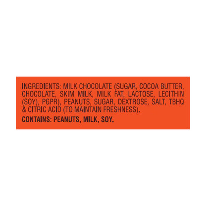 REESE'S Milk Chocolate Peanut Butter King Size Cups Candy, Individually Wrapped, 2.8 oz, Pack