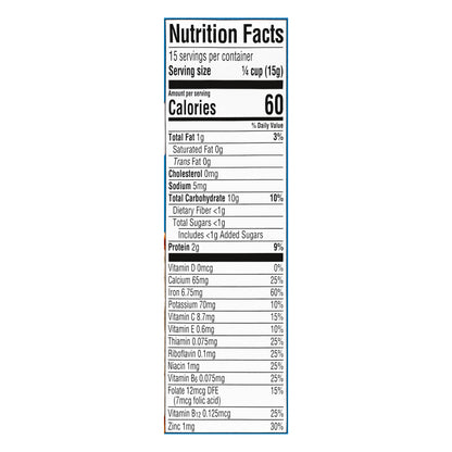 Gerber Grain & Grow Oatmeal Cereal Shrink R033C 8 oz (227g)