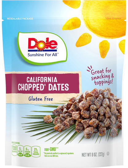 Dole® California Chopped Dates 8 oz. Pouch