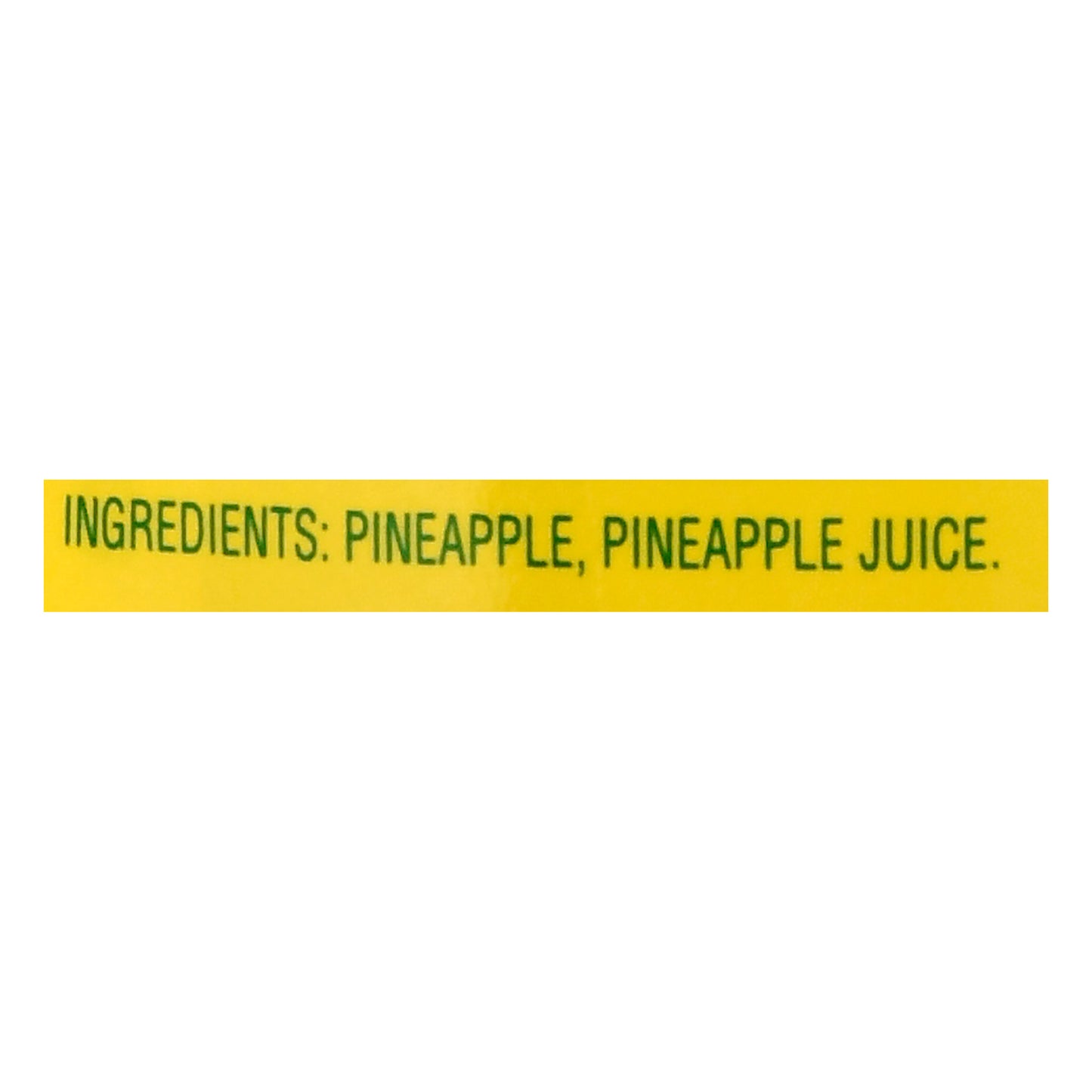 Del Monte In Its Own Juice Pineapple Tidbits 20 oz