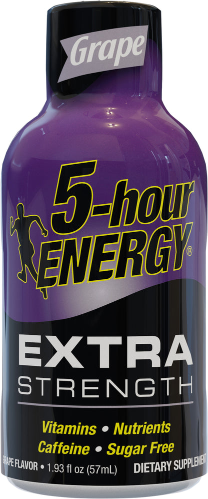 5-hour ENERGY® Shot, Extra Strength, Grape, 1.93 oz