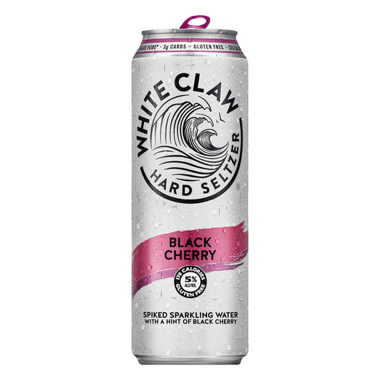 White Claw Black Cherry Hard Seltzer 19.2 oz