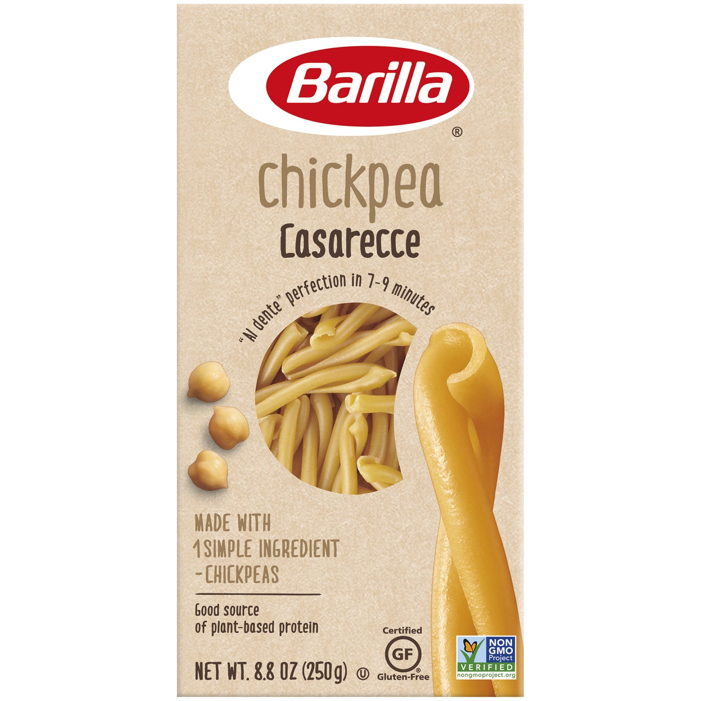 Barilla® Chickpea Casarecce Pasta 8.8 oz. Box