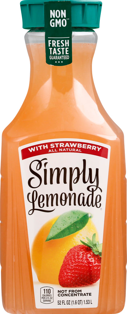 Simply Lemonade Juice Blend with Strawberry 52 oz