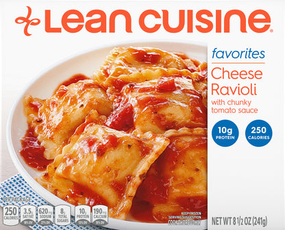 Lean Cuisine Cheese Ravioli Westrock Claremont, NC 8 1-2 oz (241g)