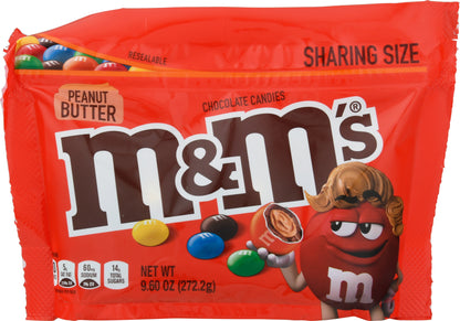 M&M's Sharing Size Peanut Butter Chocolate Candies 9.60 oz