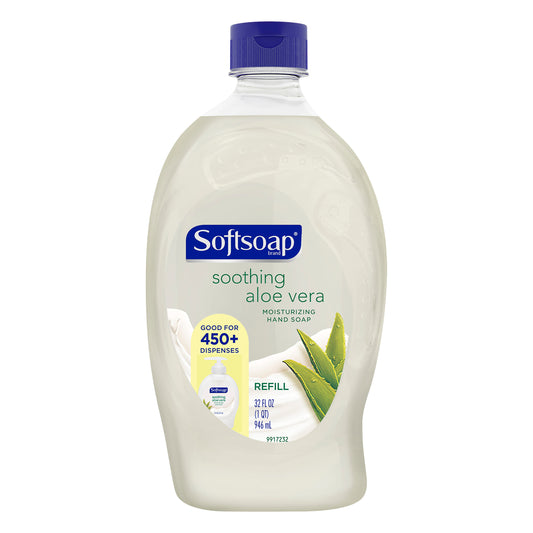 Softsoap Moisturizing Soothing Aloe Vera Hand Soap Refill 32 oz