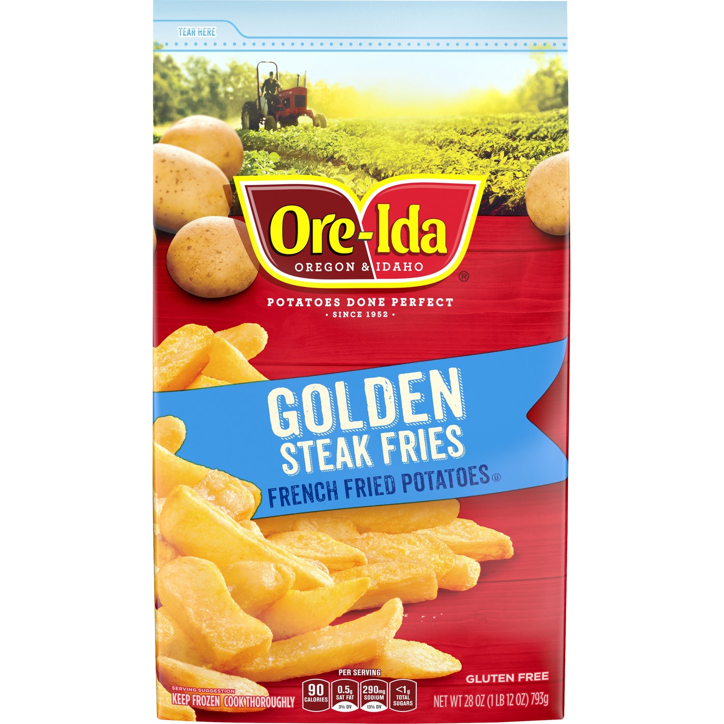 Ore-Ida Golden Steak Fries, 28 oz Bag