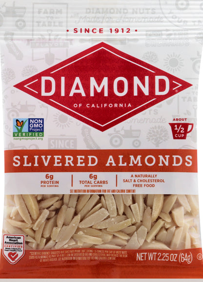 Diamond Slivered Almonds 2.25 oz