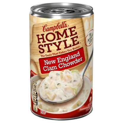 Campbell's Home Style New England Clam Chowder Soup 18.8 oz