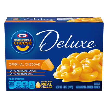 Kraft DELUXE Original Cheddar Macaroni & Cheese Dinner