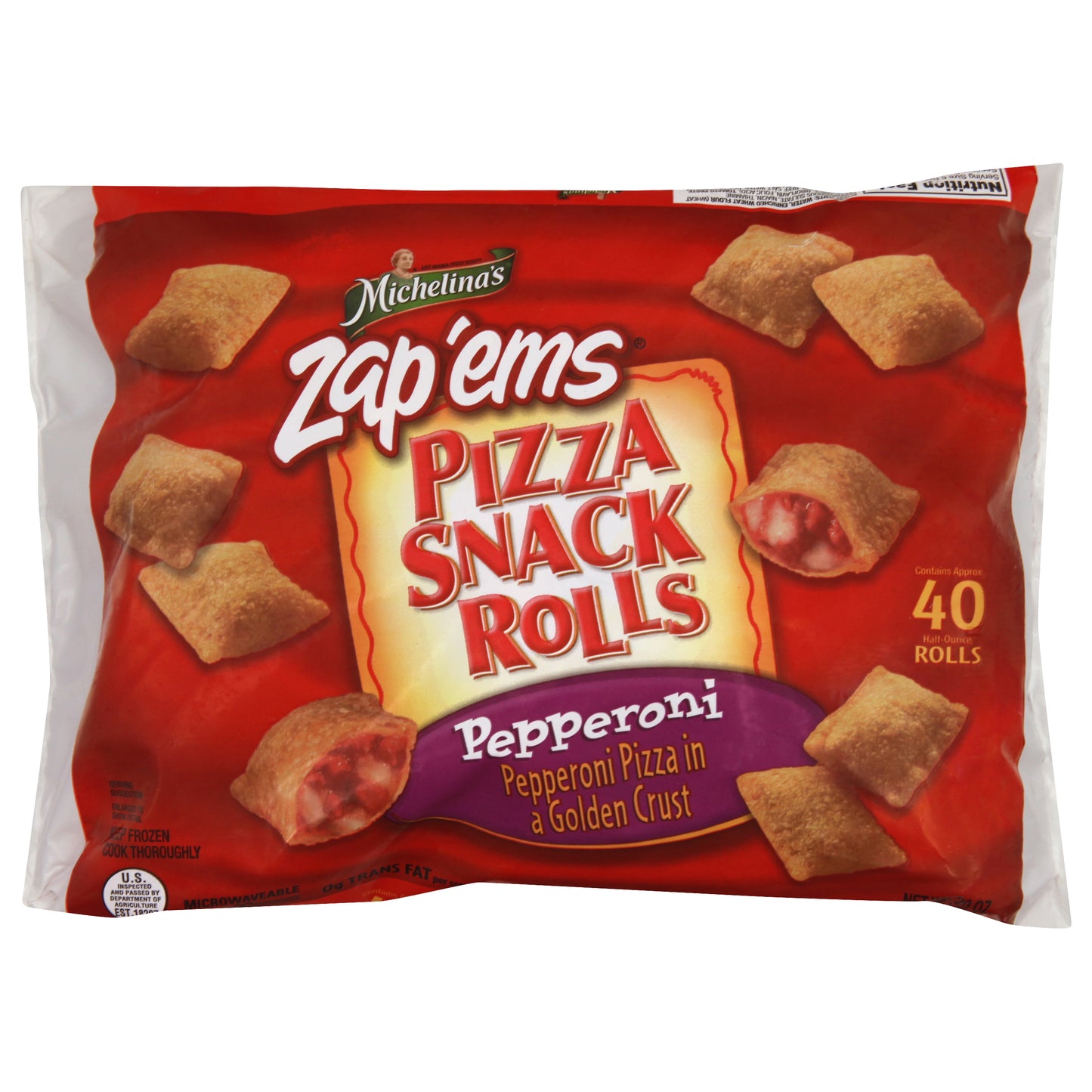 Michelina's Pizza Snack Rolls 40 ea