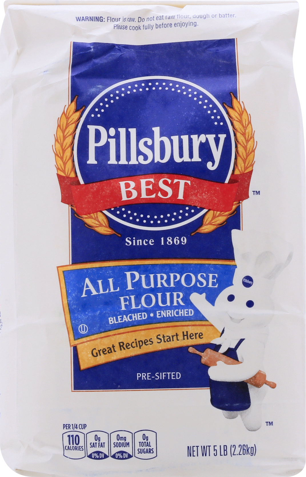 Pillsbury Best Best Bleached Enriched All Purpose Flour 5 lb