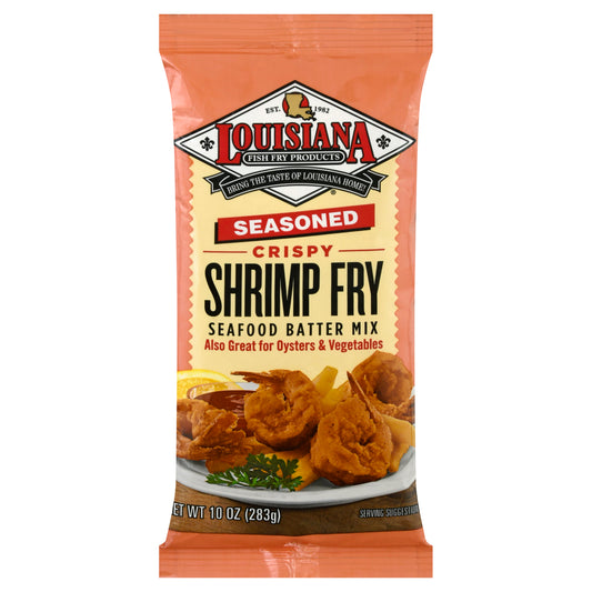 Louisiana Fish Fry Products Seasoned Crispy Shrimp Fry 10 oz