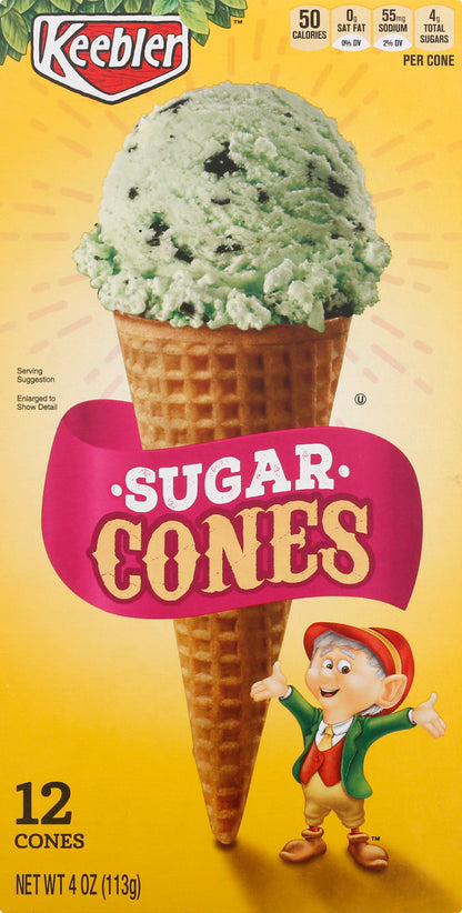 Keebler Sugar Cones 12 ea