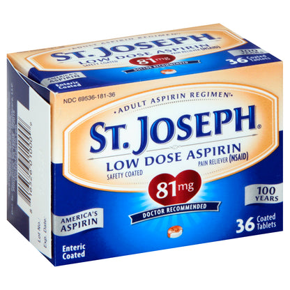 St. Joseph Aspirin 36 ea