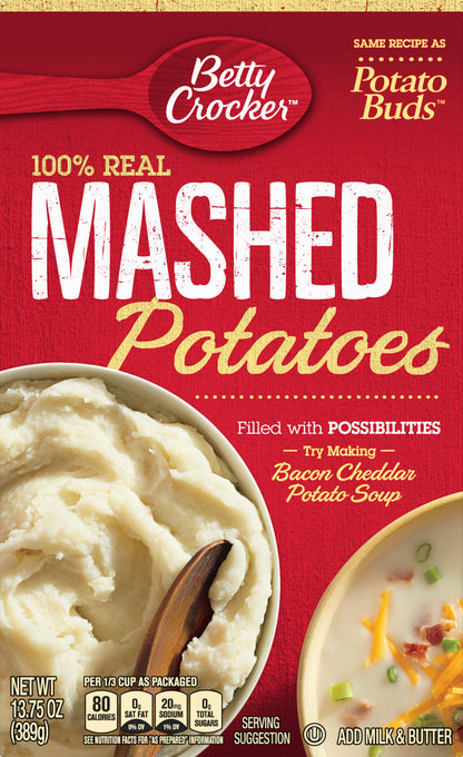 Betty Crocker 100% Real Mashed Potatoes 13.75 oz