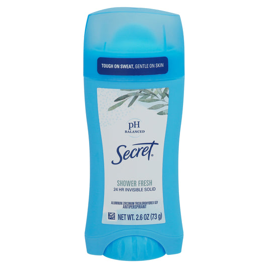 Secret Invisible Solid Shower Fresh Antiperspirant 2.6 oz