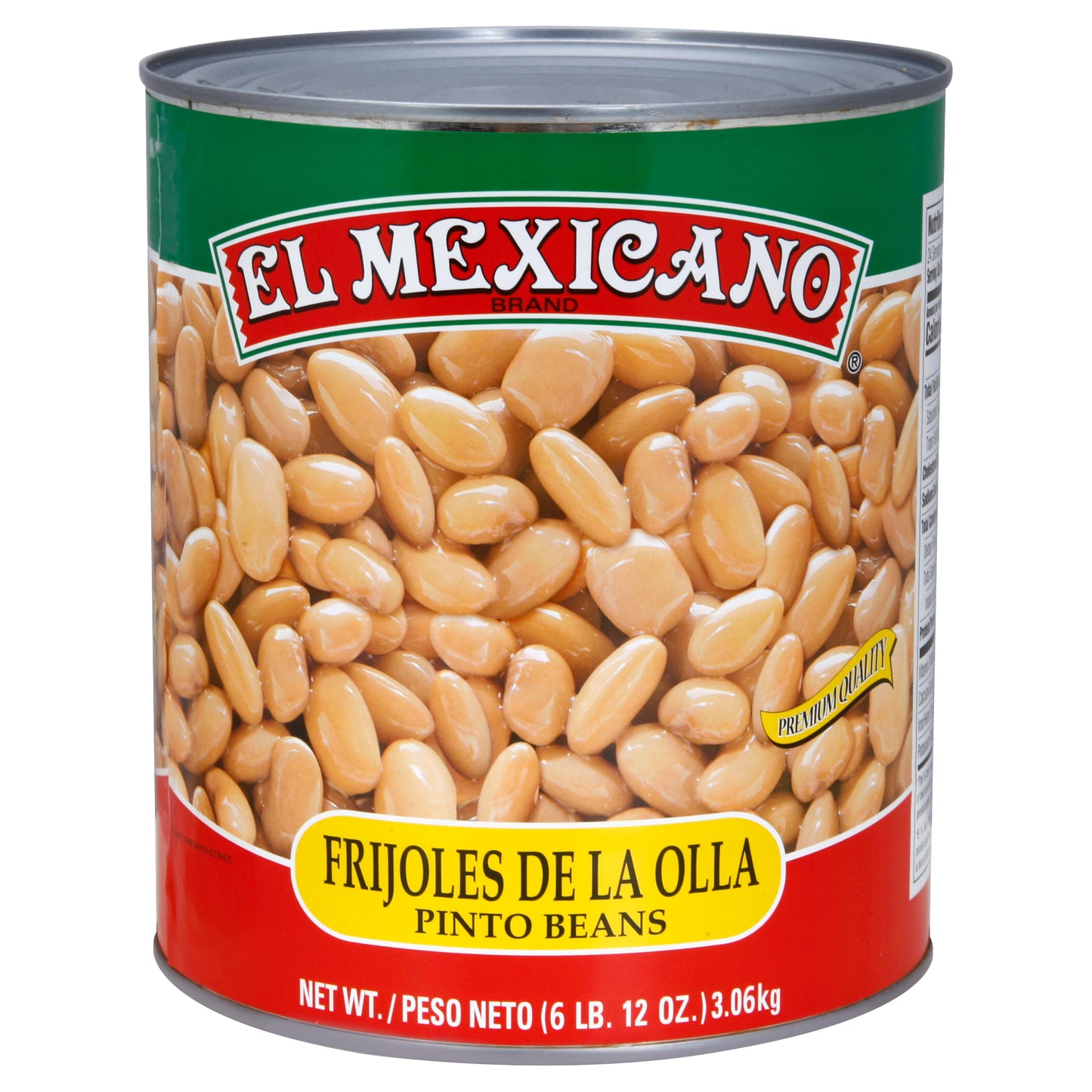 El Mexicano Pinto Beans 108 oz