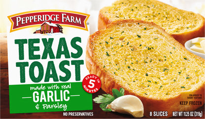 Pepperidge Farm Texas Toast Garlic Bread 8 ea