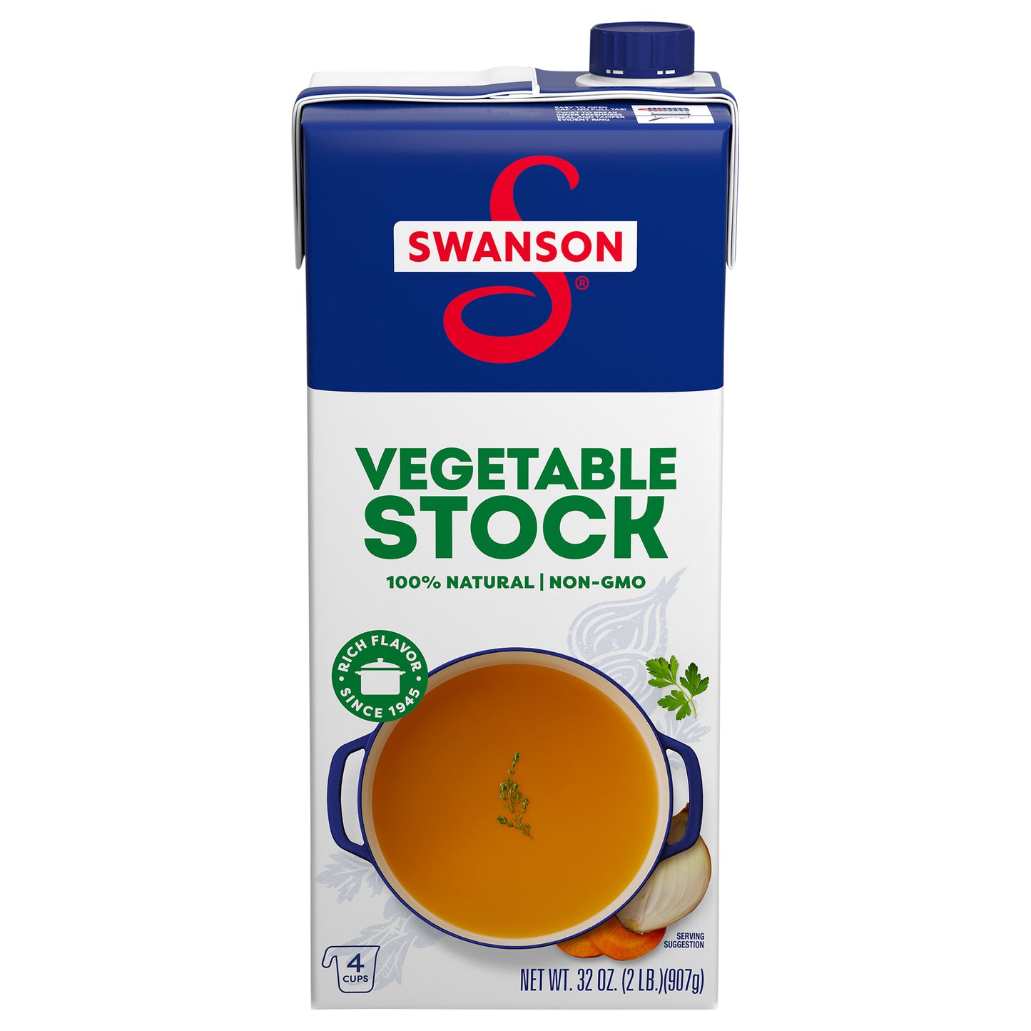 Swanson Vegetable Stock, 32 fl oz