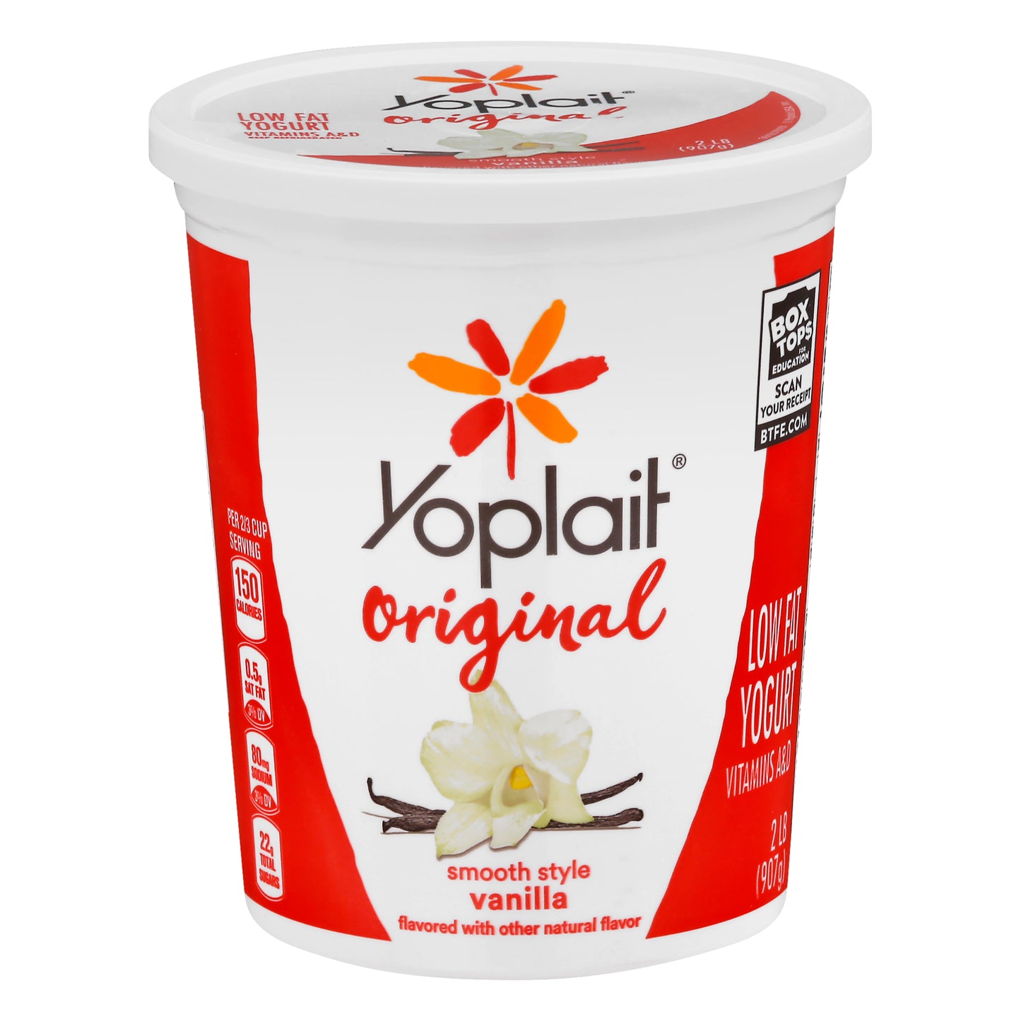 Yoplait Original Low Fat Smooth Style Vanilla Yogurt 2 lb