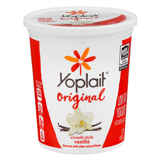 Yoplait Original Low Fat Smooth Style Vanilla Yogurt 2 lb