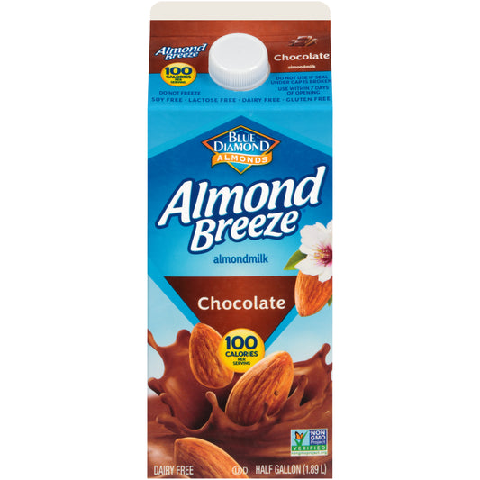 Blue Diamond® Almond Breeze® Chocolate Almondmilk 0.5 gal. Carton
