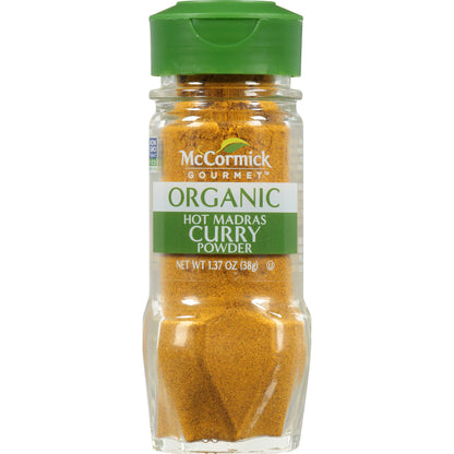 McCormick Gourmet™ Organic Hot Madras Curry Powder 1.37 oz. Shaker