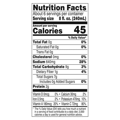 V8 Original 100% Vegetable Juice 46 fl oz
