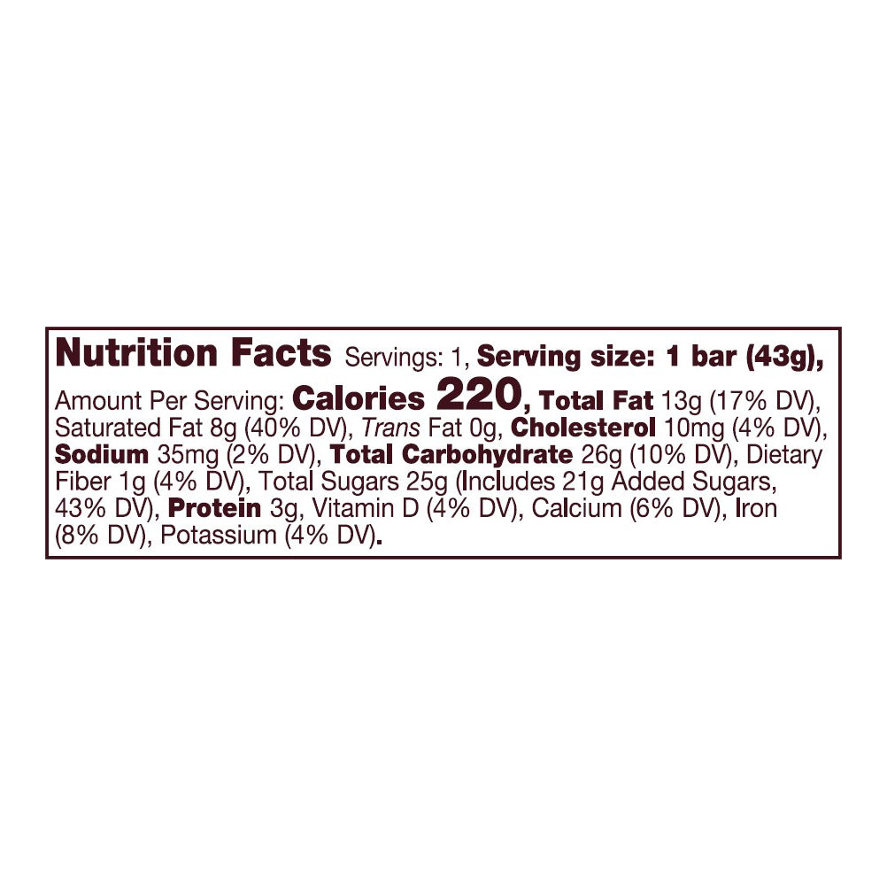 HERSHEY'S Milk Chocolate Candy, Gluten Free, 1.55 oz, Bar