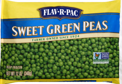 Flav R Pac Green Peas 12 oz