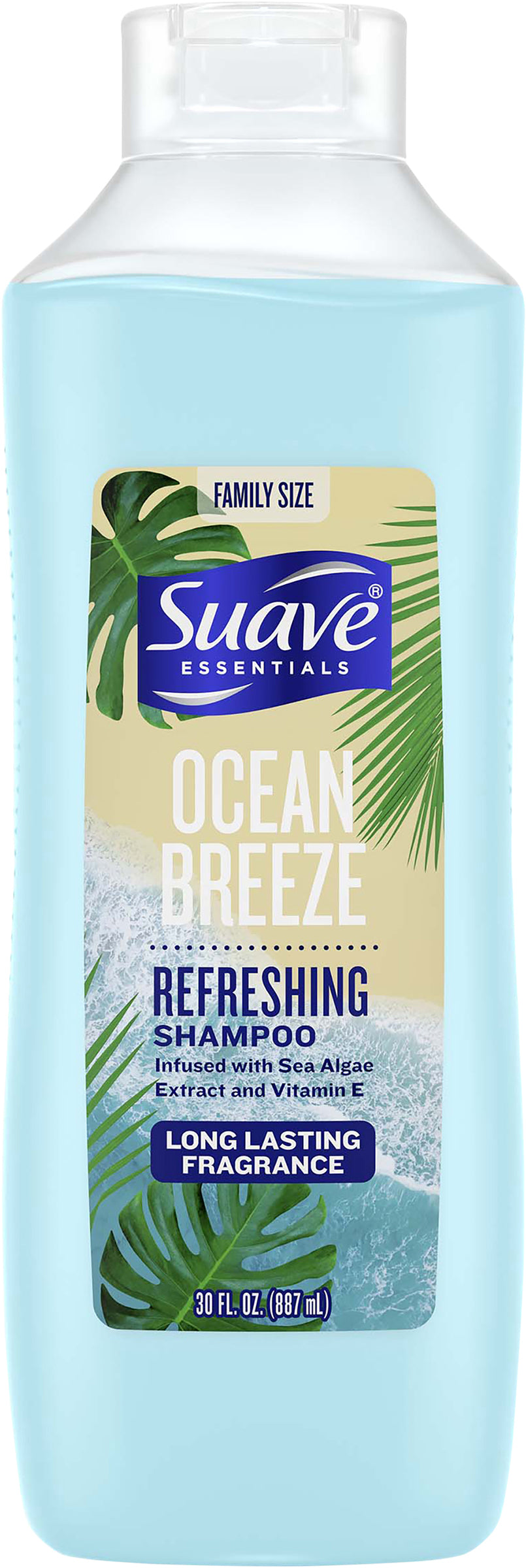 Suave Essentials Moisturizing Shampoo Ocean Breeze 30 oz