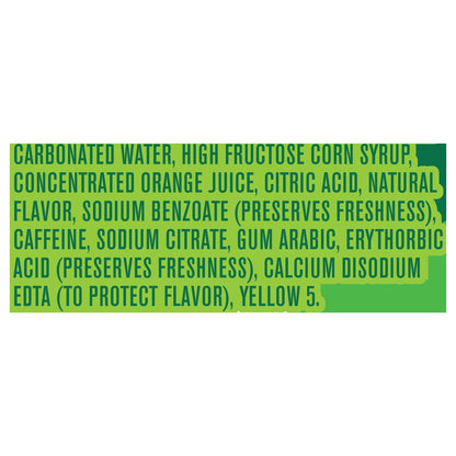 Mtn Dew Soda Citrus 12 Fl Oz 24 Count Cans