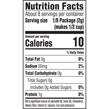 Jell-O Raspberry Sugar Free Gelatin Dessert Mix, 0.6 oz Box