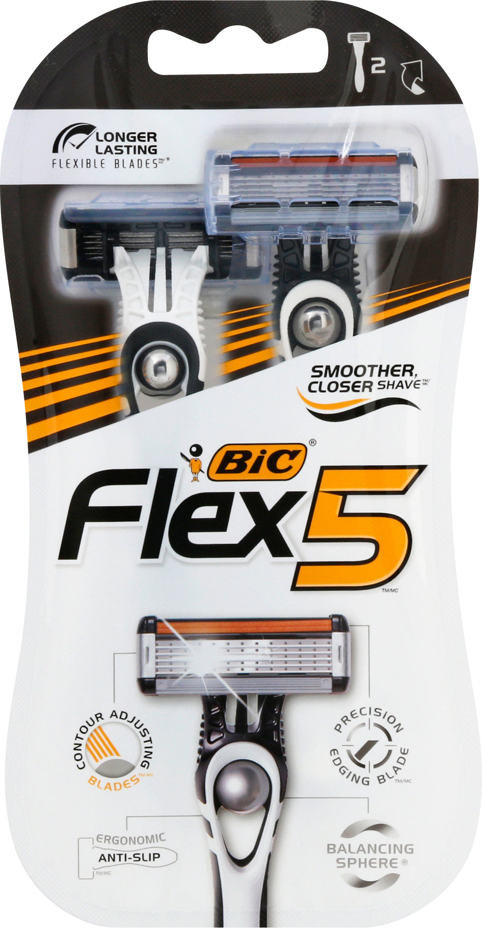 BiC Flex 5 Razor 2 ea