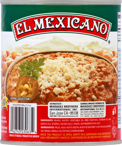 El Mexicano Bayos Beans 28 oz