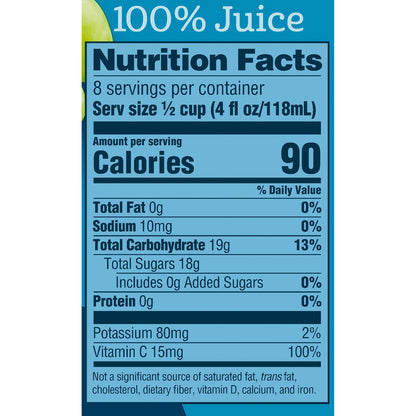 Gerber 100% White Grape Juice, 32 fl oz bottle