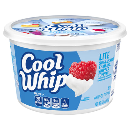 Cool Whip Lite Whipped Topping, 12 oz Tub