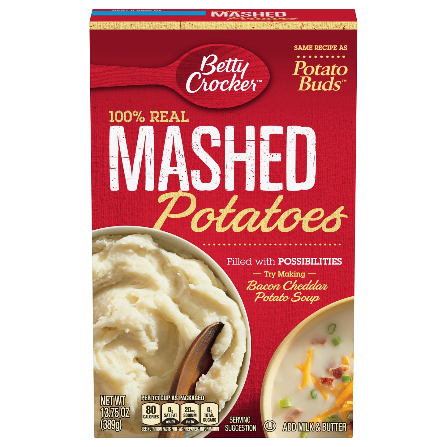 Betty Crocker 100% Real Mashed Potatoes 13.75 oz